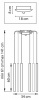 Подвесная люстра Lightstar Tubo L8T747337