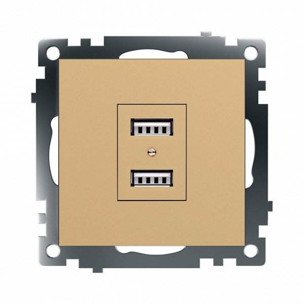 Розетка USB type A без рамки Stekker Катрин 49229