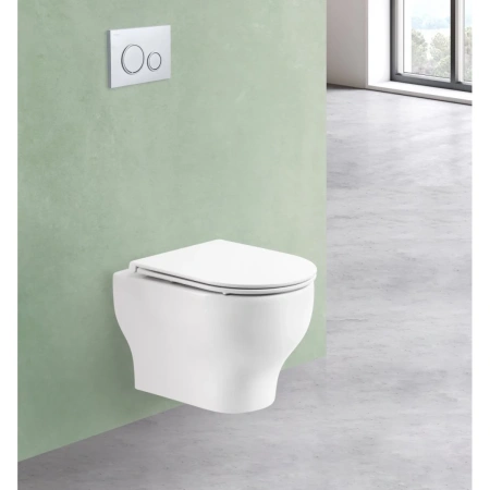 Унитаз подвесной BelBagno Lucie BB063CHR безободковый, белый