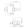Смеситель для ванны WasserKRAFT Naab 8600 8601