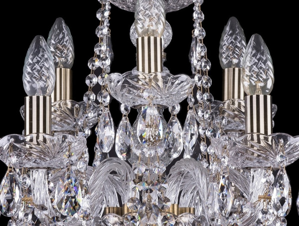 Подвесная люстра Bohemia Ivele Crystal 1402 1402/6_3/195/Pa