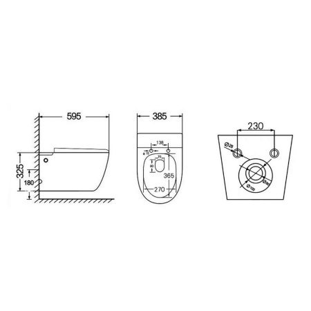 Комплект унитаза с инсталляцией Abber Bequem AC1107P-AC0101P