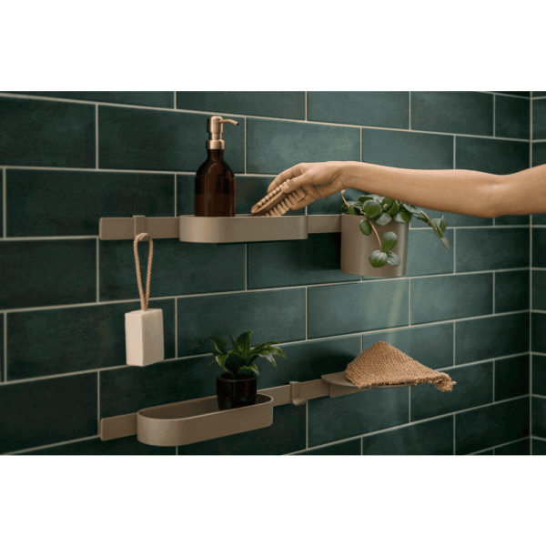 Контейнер для ванной комнаты Hansgrohe WallStoris Planet Edition 28912210 песок