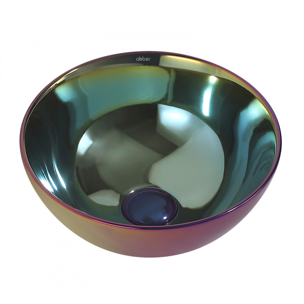 Раковина накладная Abber Bequem 32 AC2106Regen хамелеон