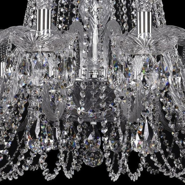 Подвесная люстра Bohemia Ivele Crystal 1402 1402/18/400/Ni