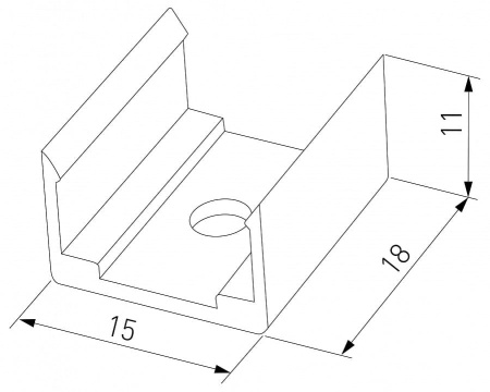 Крепление Elektrostandard  Clip LL-2-ALP026