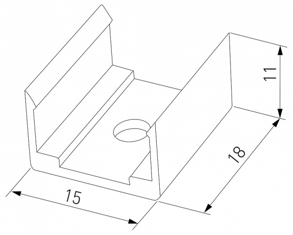 Крепление Elektrostandard  Clip LL-2-ALP026