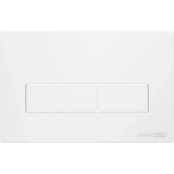 Инсталляция для унитаза WasserKRAFT Glan 66 66TLT.010.ME.BL.WM03 с кнопкой смыва, белый матовый