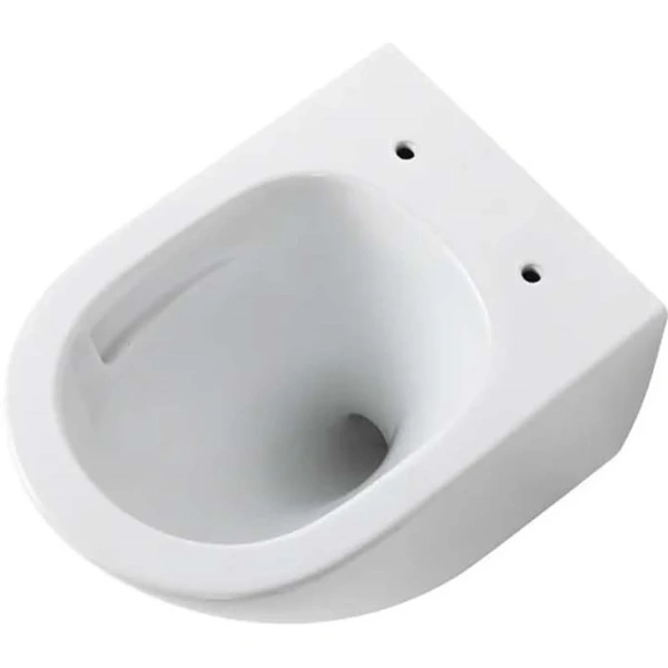 Унитаз подвесной Aquatek Либерти AQ1999T-00 безободковый, торнадо, с сиденьем микролифт, белый