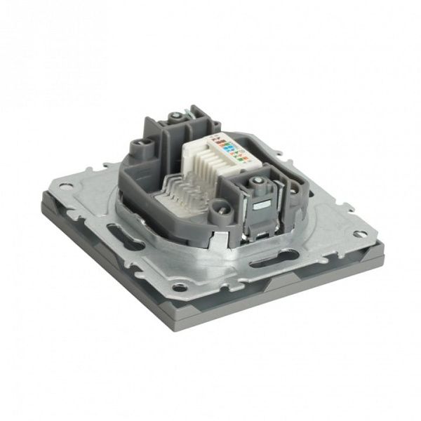 Розетка Ethernet RJ-45 без рамки Stekker Эмили 49951