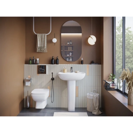 Раковина Santek Лонги 1WH501756 60,5x42 см, подвесная, белый