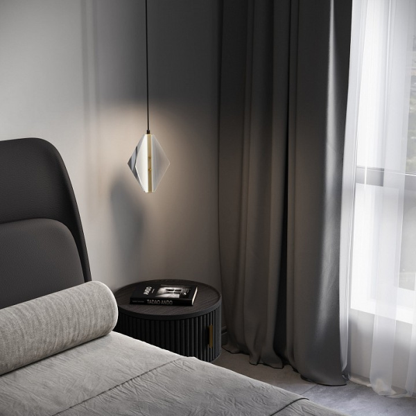 Подвесной светильник Eurosvet  304054 LED латунь