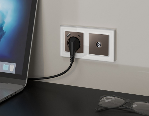 ТВ-розетка оконечная без рамки Ambrella Volt ALFA MA643005