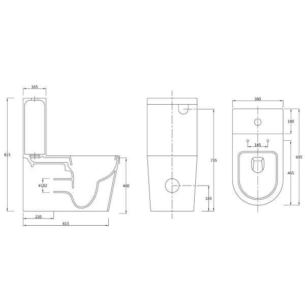 Унитаз-компакт SSWW CT2046 с сиденьем микролифт, белый