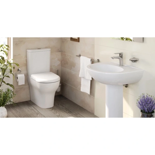 Унитаз-компакт Vitra Zentrum 9012B003-7201 с сиденьем, белый