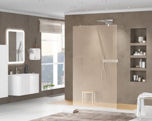 Душевая перегородка Cezares Liberta LIBERTA-L-2-140-C-Cr