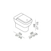 Унитаз Agape Memory ACER0898WZG темно-серый