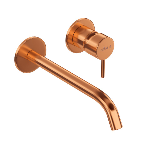 Смеситель для раковины Cezares Leaf LEAF-BLI2-L-SS золото