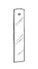 Зеркало Eurodesign Hilton PG22 22х109h