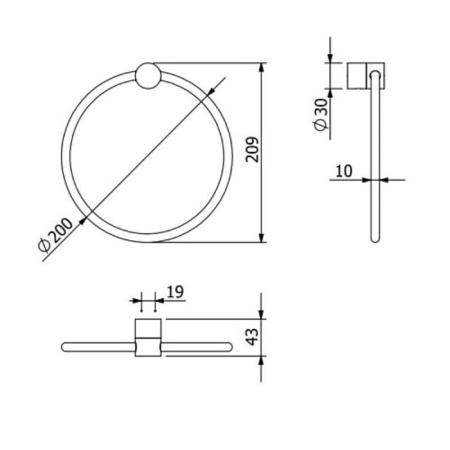 Полотенцедержатель Kludi Vela R 5897805