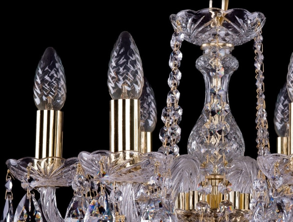 Подвесная люстра Bohemia Ivele Crystal 1402 1402/6/141/G