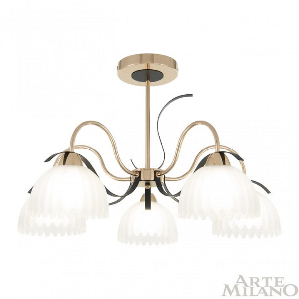 Люстра на штанге Arte Milano Napoli-327306 327306/5 FG+BK
