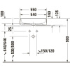 Раковина Duravit Zencha 55 2373551379 черная матовая