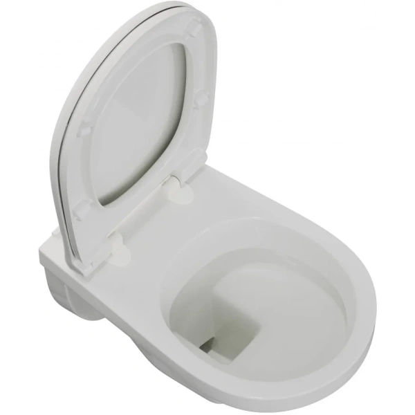 Унитаз подвесной Berges Gamma 081115 с сиденьем микролифт, белый