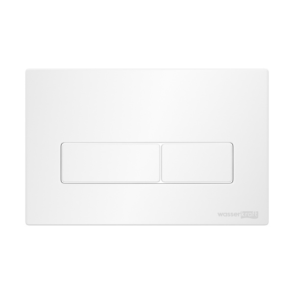 Бачок скрытого монтажа WasserKRAFT 10TLT.031.ME.WH03 с клавишей белый