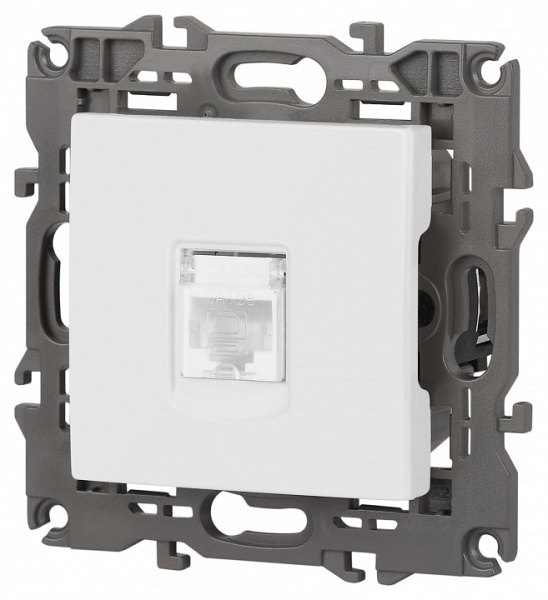 Розетка Ethernet RJ-45 без рамки Эра Эра Elegance 14-3107-01М