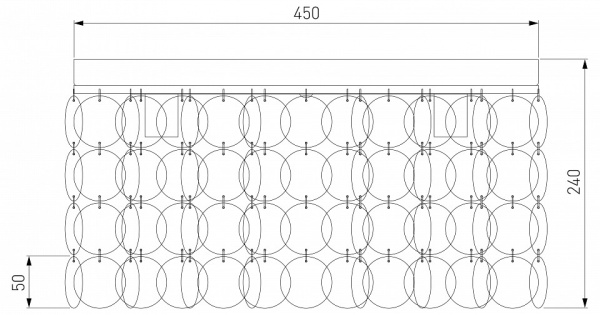 Подвесная люстра Eurosvet Sandra 60084/5