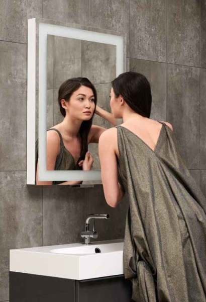 Зеркало Bagno Piu Get 80X60 белое