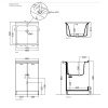 Раковина Kerasan Aquadom 60х60 см 029401*1