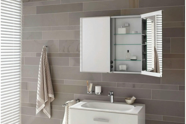 Зеркальный шкаф Keuco Royal Match 80 12812171301 алюминий