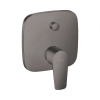 Смеситель для ванны hansgrohe Talis E СМ 71474340 со встроенной защитной комбинацией шлифованный черный хром