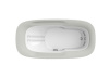 Акриловая ванна Jacuzzi Muse 180x100 DX 9F43-799A правая