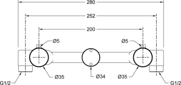 Скрытая часть для смесителя Jacob Delafon Grands Boulevards E28139-NF, латунь