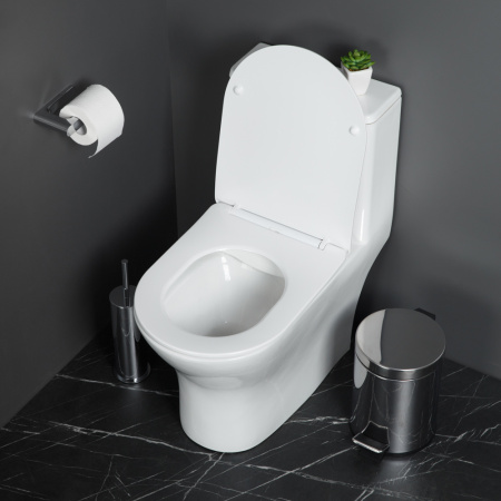 Унитаз-моноблок BelBagno Lounge BB8618CPR-MN/SC