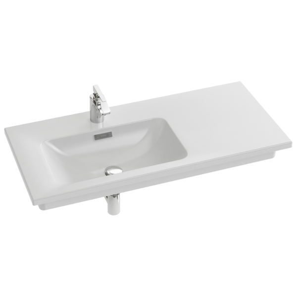 Тумба под раковину Jacob Delafon Vox 100 EB2075-R1-N18 Белый Блестящий