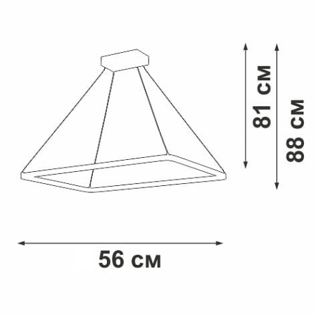 Подвесной светильник Vitaluce V2507DT V2507DT-1/1S