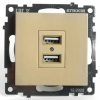 Розетка USB без рамки Stekker Катрин 49229