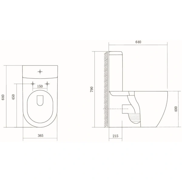 Унитаз-компакт Aquatek Бетта AQ1363B-00 безободковый, с сиденьем микролифт, белый