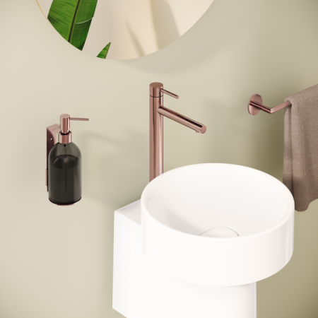 Смеситель для раковины Vitra Origin A4255829 медь