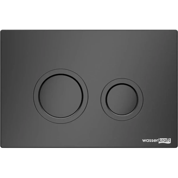 Инсталляция для унитаза WasserKRAFT Alme 15 15TLT.010.ME.MB01 с кнопкой смыва, черный матовый