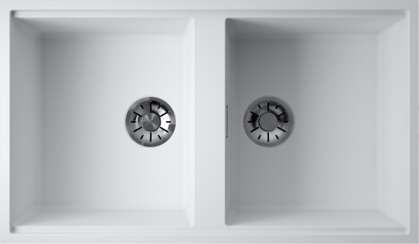 Кухонная мойка Omoikiri Kitagawa 83-2-U 4993809 белая матовая