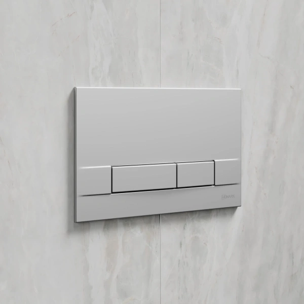 Инсталляция для унитаза Lemark Peneda Bit 9880314 с кнопкой смыва, матовый хром