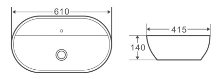 Раковина BelBagno BB1346