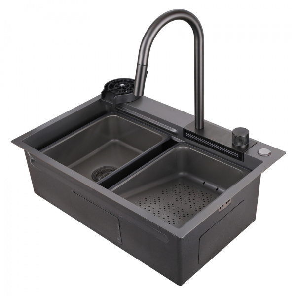 Кухонная мойка Abber Wasser Kreis 68 AF2194NG никель