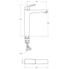Смеситель для раковины BelBagno Due DUE-LMC-CRM-W0