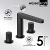 Смеситель для раковины WasserKRAFT Fulda 5235 черный